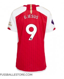 Günstige Arsenal Gabriel Jesus #9 Heimtrikot Damen 2023-24 Kurzarm